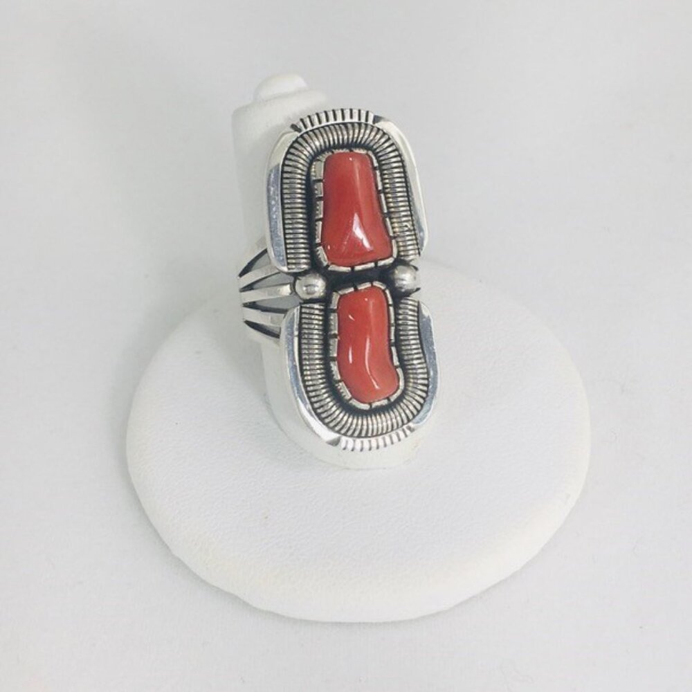 Wilbert “Wil” Vandever Natural Coral Ring